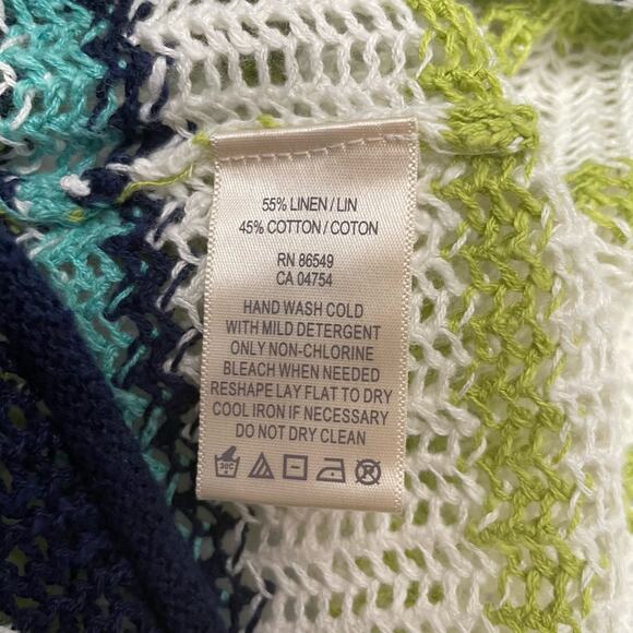 Tommy Bahama Boho Striped Linen Tunic Shift Dress Size XS - Picture 5 of 5